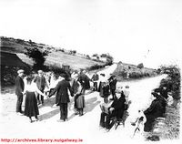 Galway megyei crossroad dance 1891 körül.